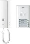 Ritto by Schneider Entravox Door intercom Corded Complete kit 4 flat building White