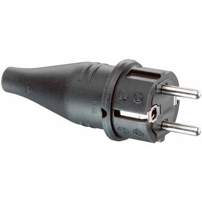 ABL Sursum 1419190 Safety plug Rubber  230 V Black IP44