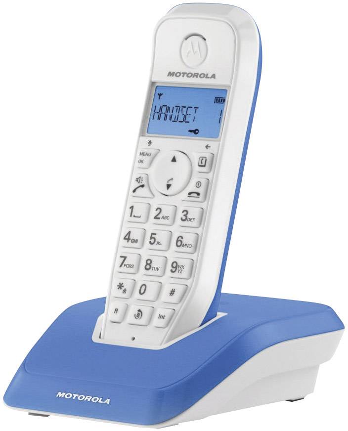 Motorola STARTAC S1201 DECT, GAP Cordless analogue Blue, White