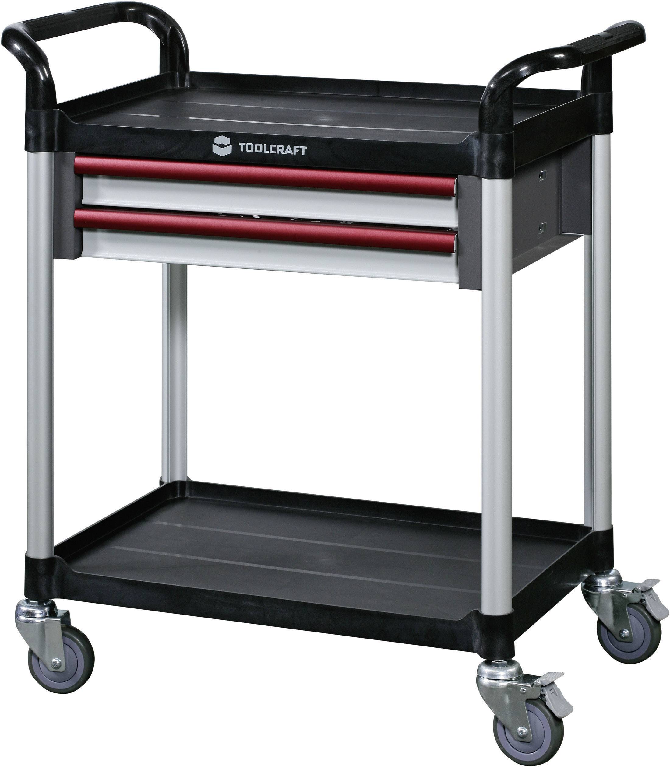 TOOLCRAFT 553941 Shelf trolley Factory colour:Black, White, Red-1