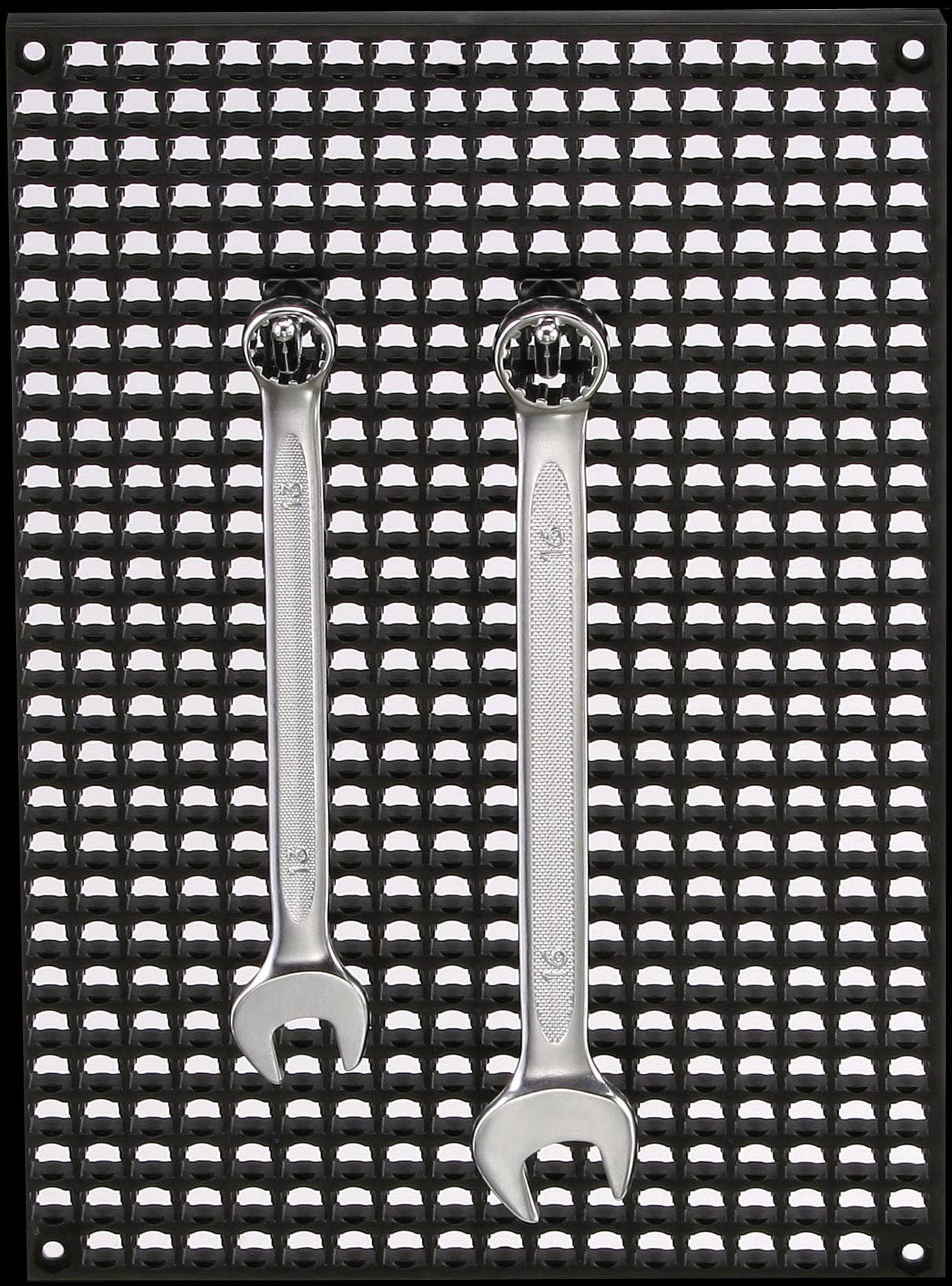 TOOLCRAFT 553943 Lochplatten-Set 2 piece. + 80-piece. Accessories (L x W) 194 mm x 278 mm 1 Set-4