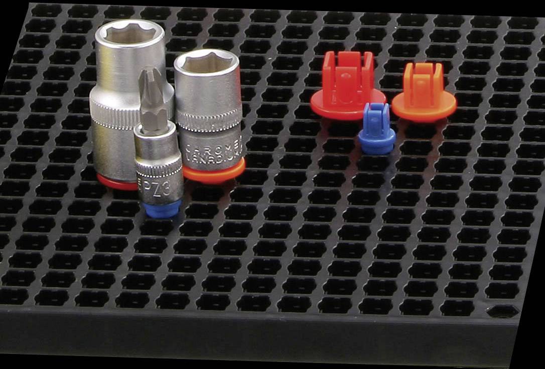 TOOLCRAFT 553943 Lochplatten-Set 2 piece. + 80-piece. Accessories (L x W) 194 mm x 278 mm 1 Set-6