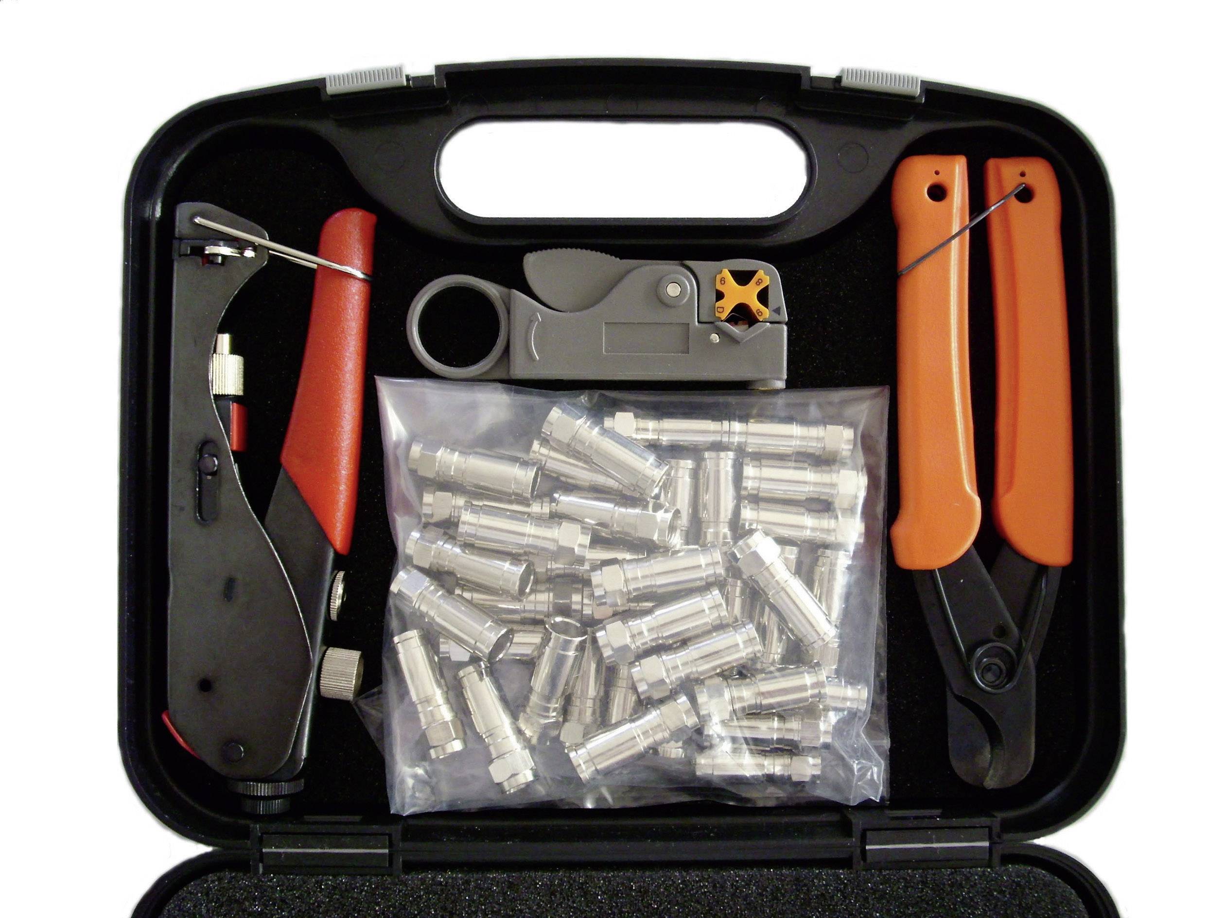 F-compression plug set naturist 49 Kps Cable diameter: 6.9 mm Interkabel