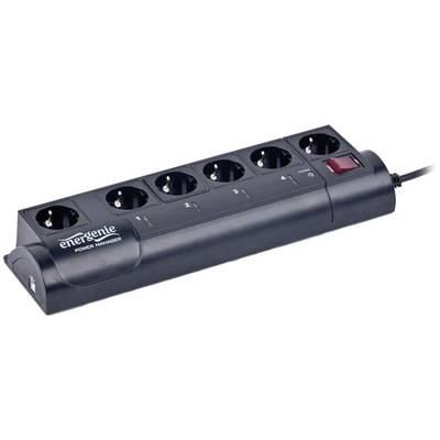 Gembird EG-PM2 Power strip (+ switch) 6x Black PG connector 1 pc(s)-0