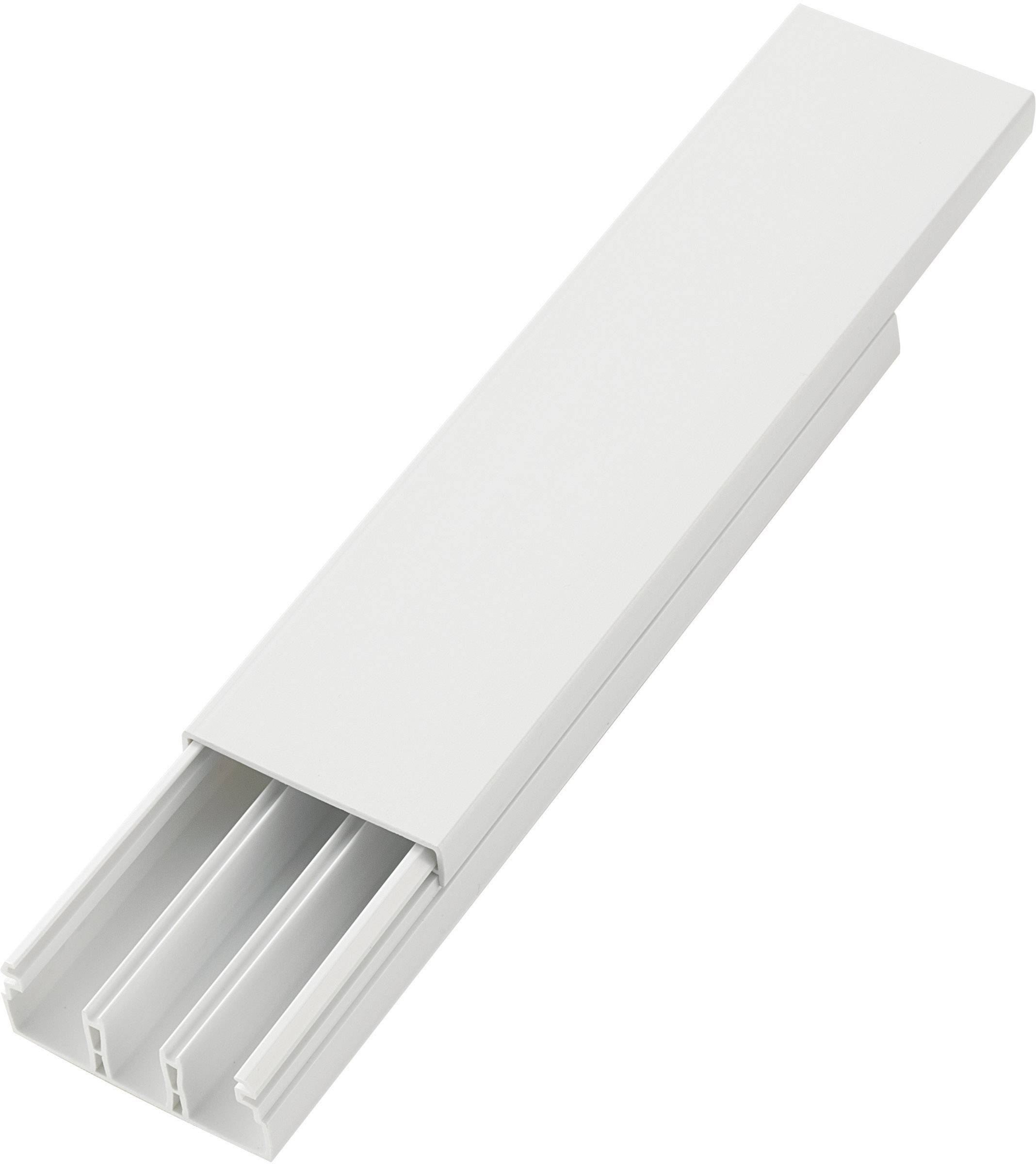 Sygonix SY-5045586 Cable duct (L x W x H) 2 m x 50.8 mm x 20.3 mm 1 pc(s) White