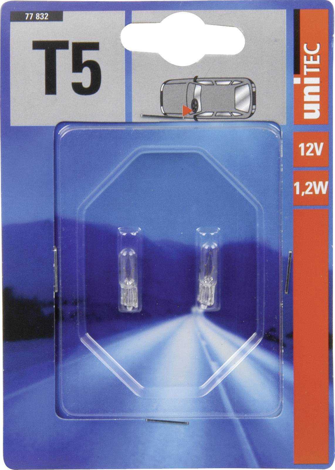 Unitec 77832 Indicator bulb Standard T5 1.2 W 12 V-1