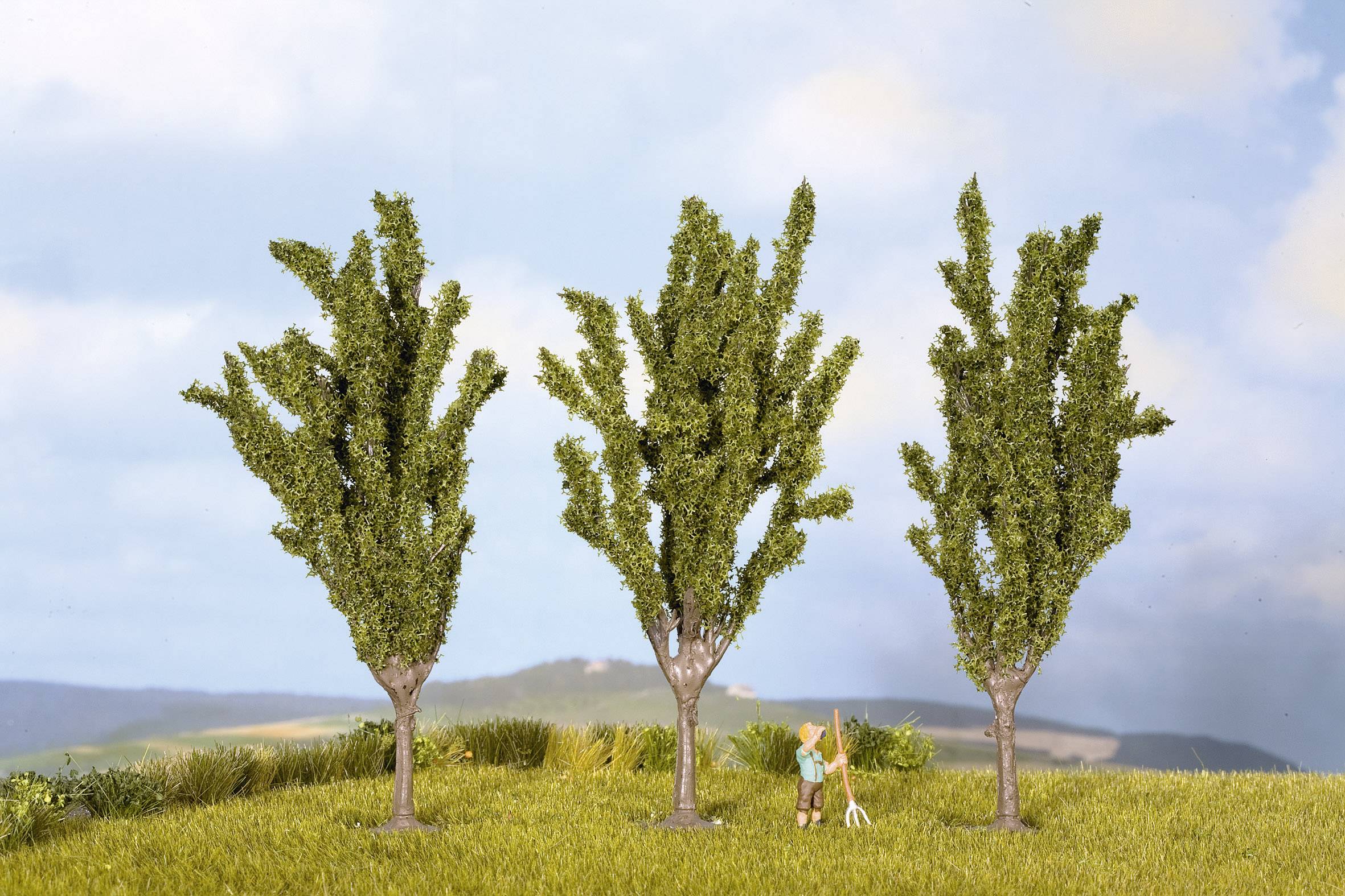 Image of NOCH 25525 Tree set Poplar 55 up to 55 mm Green 3 pc(s)