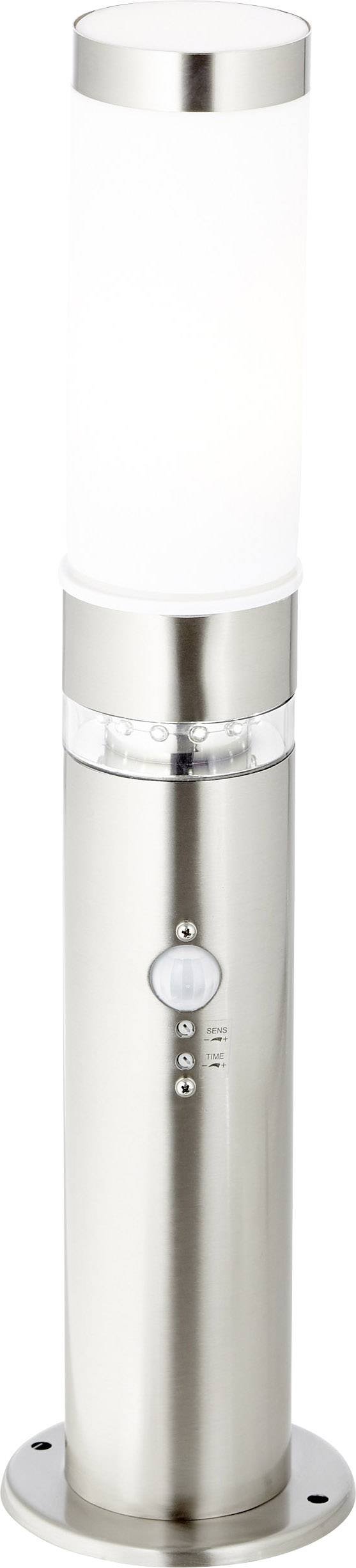 Brilliant G46789/82 Bole Outdoor free standing light (+ motion detector) Energy-saving bulb, LED (monochrome) E-27, Built-in LED 60.84 W Stainless steel