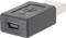 A USB adapter with a Micro-USB port on one side and a USB-A plug on the other.