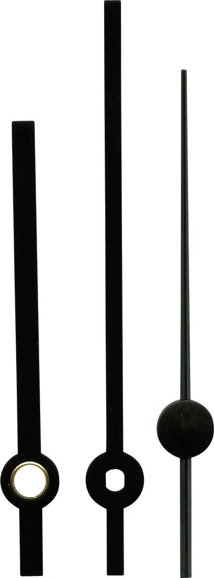 Clockhand set Standard Aluminium Black Slot