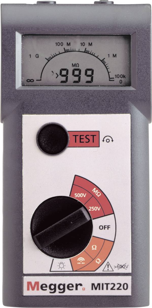 Megger MIT220-EN Insulation tester  250 V, 500 V 999 MΩ