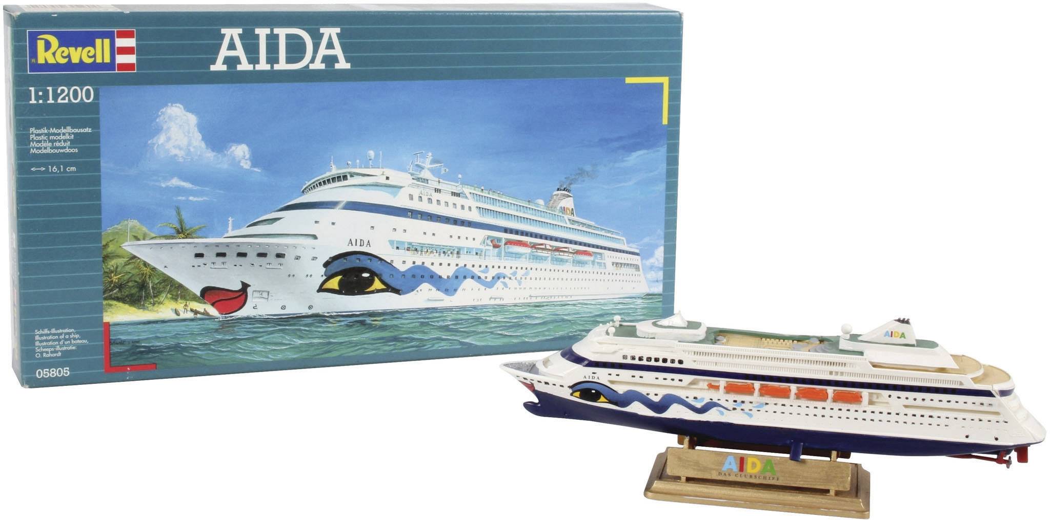 Revell 05805 Aida Watercraft assembly kit 1:1200-2