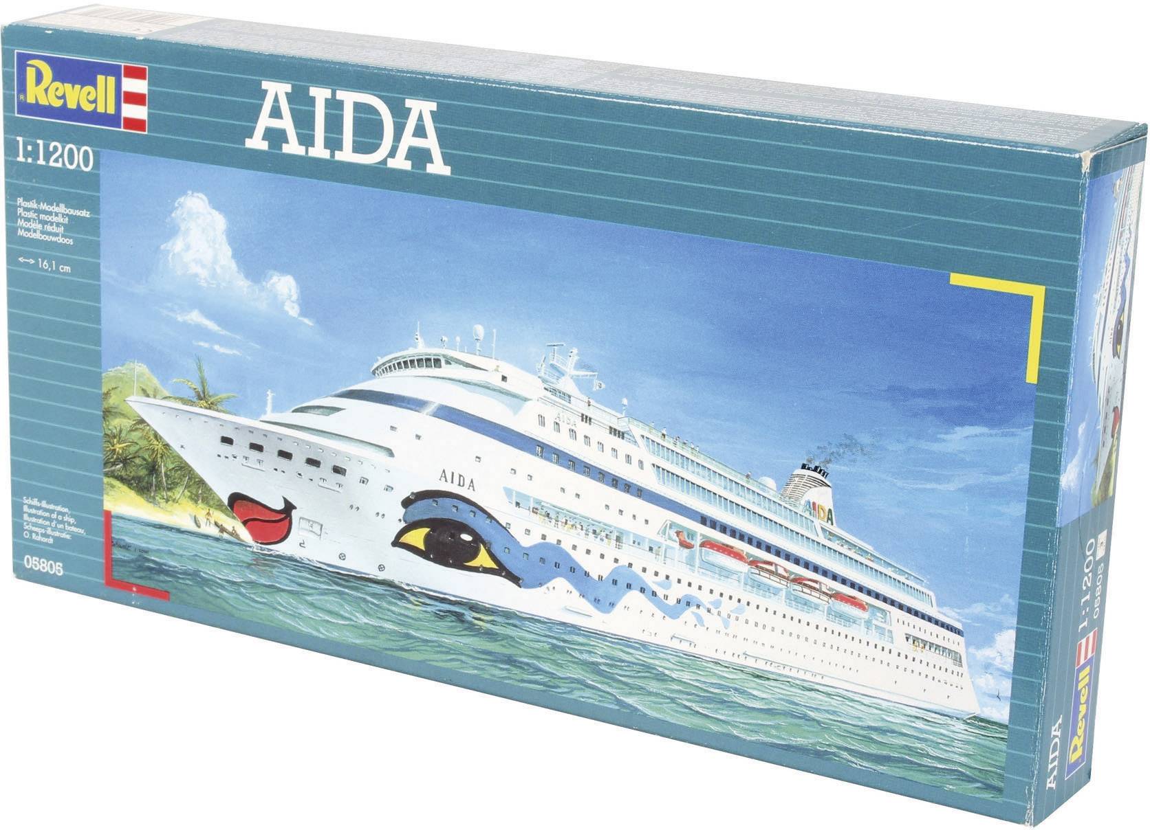 Revell 05805 Aida Watercraft assembly kit 1:1200-6