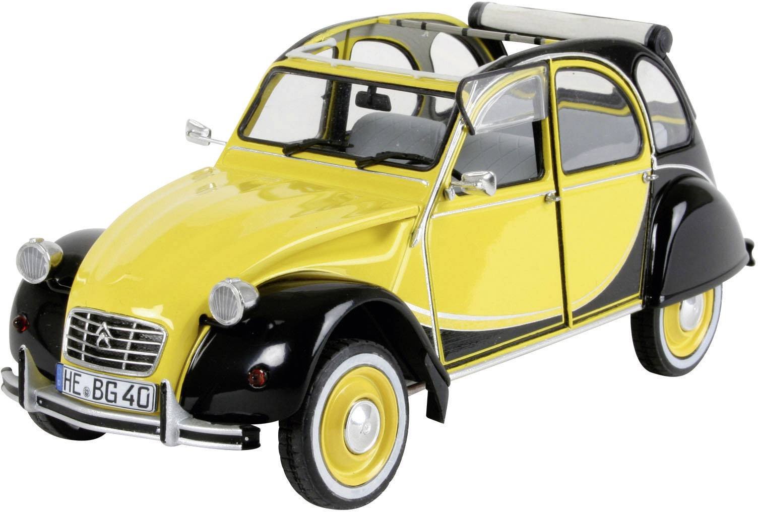Revell 07095 Citroen 2CV Charleston Model car assembly kit 1:24-4