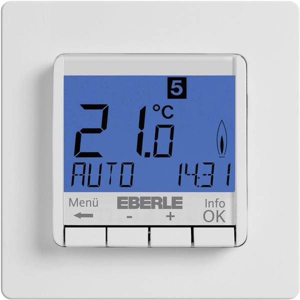 Eberle 527 8103 55 100 FIT-3R Indoor thermostat Flush mount 7 day mode Room temperature control without sensor (R) 1 pc(s)