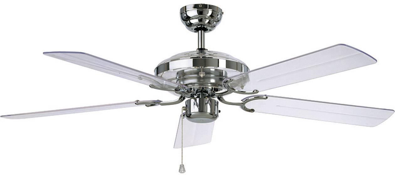 Casafan Acrylic Ceiling Fan Ø 132 Cm, Clear Lucite Ceiling Fans