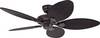 Hunter Outdoor Elements NBOD Ceiling fan 100 W (Ø x H) 132 cm x 300 mm Bronze Winter-proof, Light attachment option