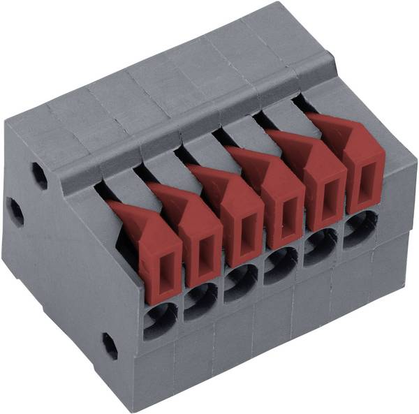 PTR Hartmann 54791060422E Spring-loaded terminal 0.75 mm² Number of pins 6 Basalt grey 1 pc(s)