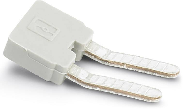A small, rectangular ceramic temperature sensor with two flat metal terminals.