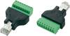 TRU COMPONENTS LT-RJ45 RJ45 connector with screw connection 569296 Plug, straight No. of pins (RJ) 8 1 pc(s)