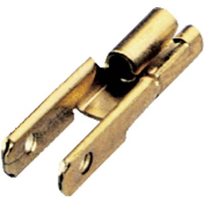 Schlegel FD2,8 Distributor terminal  Connector width: 2.8 mm Connector thickness: 0.8 mm 180 ° Not insulated Metal 1 pc(