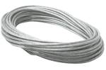 Safety tension rope insulated clear, 4 mm², 12 m
