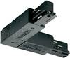 Eutrac 145670 High voltage mounting rail L-shape connector L-koppelstuk Black