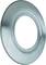 'Metallic round washer with a shiny surface.'