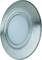 Metal disc with concentric circles and radial grain patterning, potentially part of a mechanical system or decorative element.