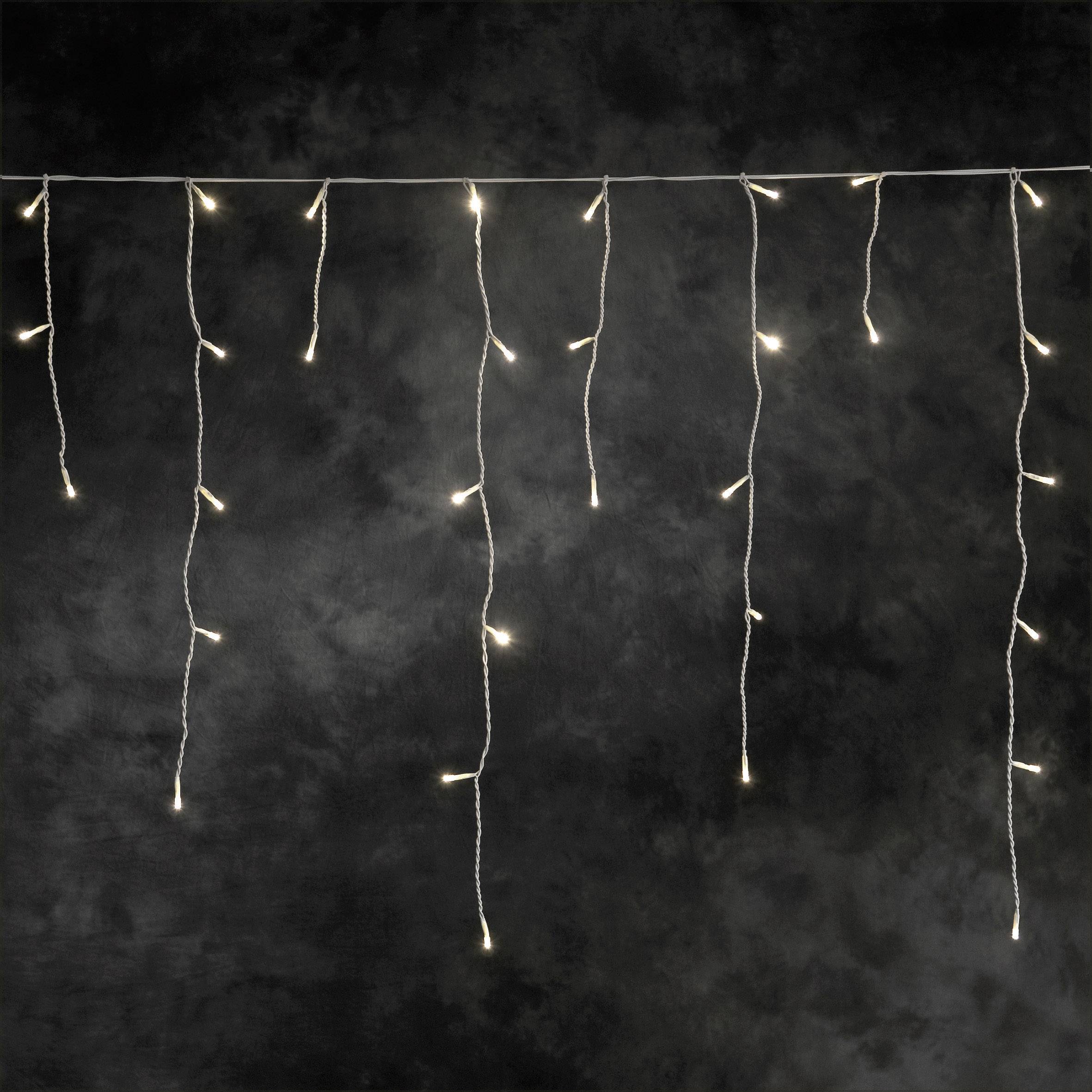 Konstsmide Curtain light (freezing rain) Outside 24 V EEC: G (A - G) 96 LED (monochrome) Warm white (W x H) 300 cm x 90 -1