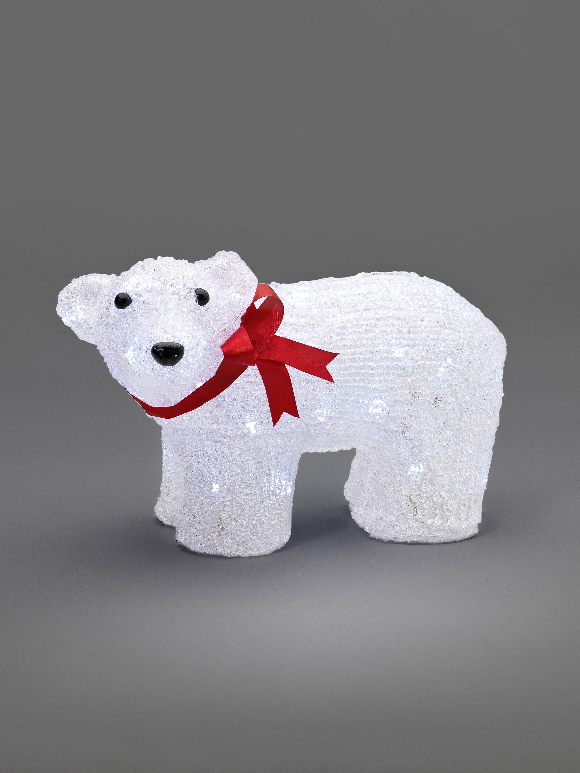 Konstsmide 6124-203 Acrylic figurine Polar bear LED (monochrome) White ...
