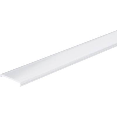 A white, rectangular cable trunking for covering cables. Perfect for neat and secure cable routing.