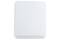 White, rectangular wall adapter made of plastic, with slightly rounded corners.