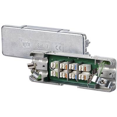 Metz Connect 130863-E  Distributor box flexible: -  fixed: 0.128-0.325 mm² Number of pins: 8 1 pc(s) Silver 