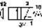 Mathematical equation with fractions: '12' over '3' on the left, '2' over '1' on the right, surrounded by lines and red numbers.