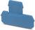 Blue end cover from Phoenix Contact, type D-MBKK 3.5, for DIN rail modules, serves to cover and protect the connections.