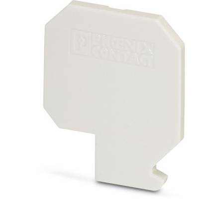 A white plastic divider with an embossed 'Phoenix Contact' logo.
