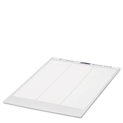 A white plastic board, rectangular and with a slight angle, on a white background.
