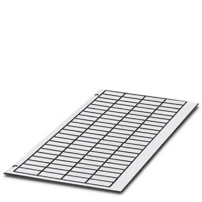 A rectangular sheet with a grid of black lines. The grid pattern consists of uniform squares on a white background.
