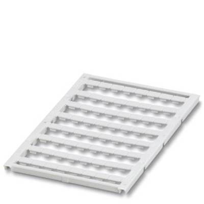 White plastic sheet with a grid-like structure, can be used as a cable management element or cover.
