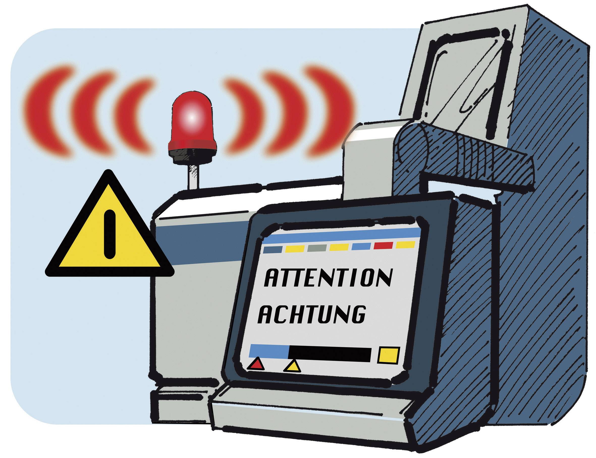 Werma Signaltechnik Light LED 829.350.55 829.350.55 Yellow Non-stop light signal, Flasher 24 V DC-3