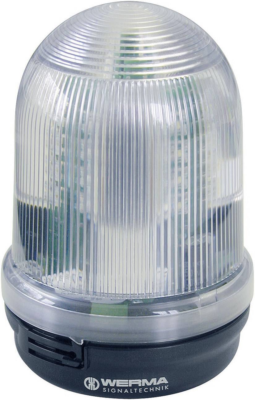 Werma Signaltechnik Light LED 829.350.55 829.350.55 Yellow Non-stop light signal, Flasher 24 V DC-1