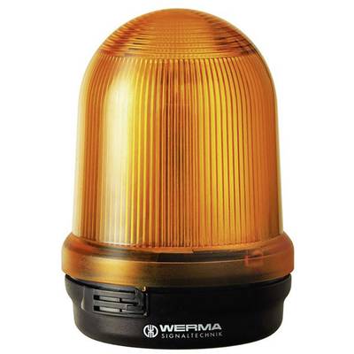 Werma Signaltechnik Light LED 829.350.55 829.350.55  Yellow Non-stop light signal, Flasher 24 V DC 