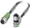 Sensor/Actuator cable SAC-4P-M12MS/0,3-PUR/M12FR-3L 1668519 Phoenix Contact