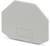 Grey cover plate Type D-HK4 by Phoenix Contact, octagonal, for protecting electrical connections in distribution boxes.