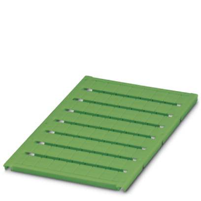 Green plastic mesh with parallel slits, suitable for ventilation or drainage purposes.