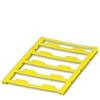 Phoenix Contact 0822615 UC-EMLP (15X5) YE Device markers Fitting type: Adhesive Writing area: 15 x 5 mm Yellow No. of markers: 100 10 Sheet