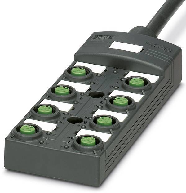 Phoenix Contact SACB-8/16-L- 5,0PUR SCO P 1452725 Sensor & actuator box (passive) M12 splitter + plastic thread 1 pc(s) Piece