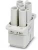 Phoenix Contact 1408517 Socket inset HC-COM 4 + 2 + PE Crimp 2 pc(s)