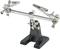 Soldering accessory with two adjustable crocodile clips mounted on a sturdy base, ideal for holding workpieces during soldering tasks.